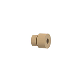 Super Flangeless™ Ferrule PEEK, 1/4-28 Flat-Bottom, 1/16" OD - Natural - 10 Pack